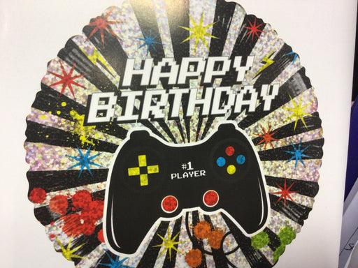 18" Foil Birthday Balloon - Gamer The Ultimate Balloon And Party Shop Cheltenham & Gloucester Balloons & Fancy Dress 