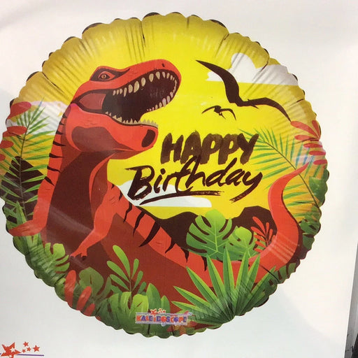 18" Foil Birthday Dinosaur Balloon The Ultimate Balloon And Party Shop Cheltenham & Gloucester Balloons & Fancy Dress 