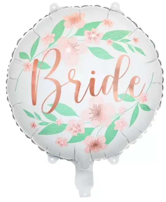 18" Foil Bride Floral Balloon The Ultimate Balloon And Party Shop Cheltenham & Gloucester Balloons & Fancy Dress 