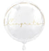 18" Foil Congrats White/Gold Balloon The Ultimate Balloon And Party Shop Cheltenham & Gloucester Balloons & Fancy Dress 