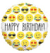 18" Foil Emoji Birthday Printed Balloon The Ultimate Balloon And Party Shop Cheltenham & Gloucester Balloons & Fancy Dress 