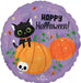 18" Foil Halloween Balloon - Pumpkin Cat The Ultimate Balloon And Party Shop Cheltenham & Gloucester Balloons & Fancy Dress 
