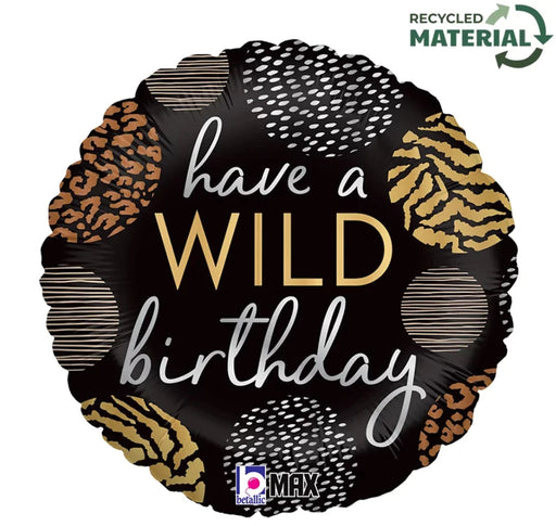 18" Foil Happy Balloon - Have A Wild Birthday The Ultimate Balloon And Party Shop Cheltenham & Gloucester Balloons & Fancy Dress 