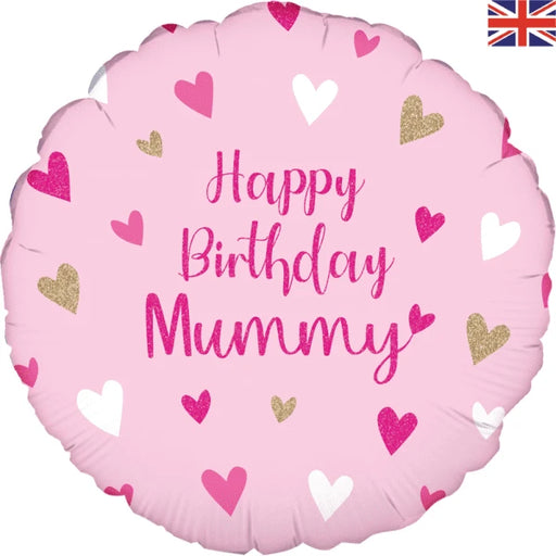 18" Foil Happy Birthday - Mummy The Ultimate Balloon And Party Shop Cheltenham & Gloucester Balloons & Fancy Dress 
