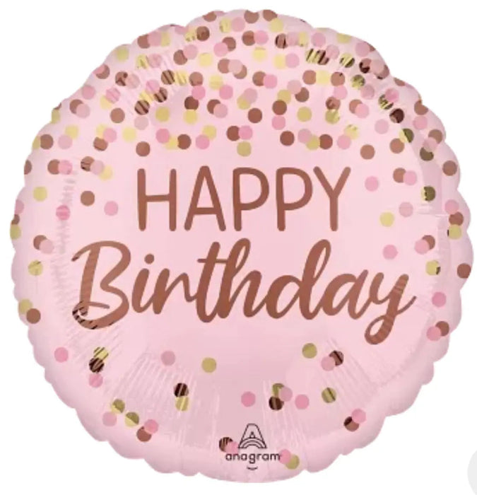 18" Foil Happy Birthday - Yellow Balloons The Ultimate Balloon And Party Shop Cheltenham & Gloucester Balloons & Fancy Dress 