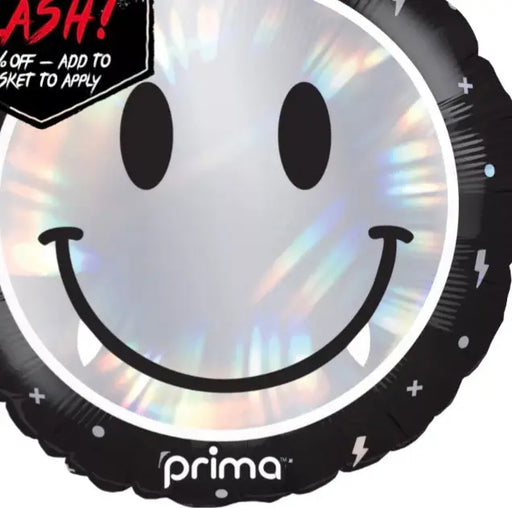 18" Foil Holographic Vampire Face Balloon The Ultimate Balloon And Party Shop Cheltenham & Gloucester Balloons & Fancy Dress 