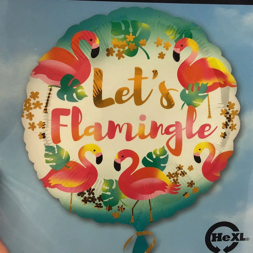 18" Foil Let’s Flamingo Balloon The Ultimate Balloon And Party Shop Cheltenham & Gloucester Balloons & Fancy Dress 