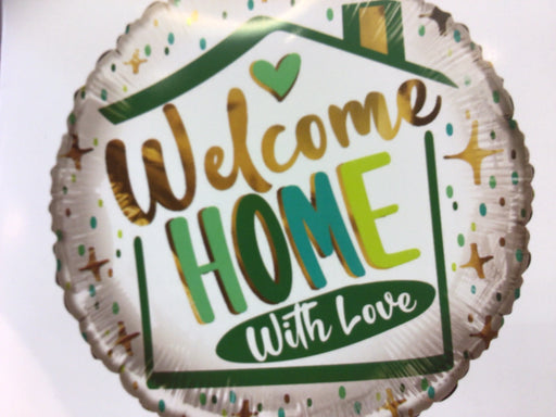 18" Foil Welcome Home Eco Balloon The Ultimate Balloon And Party Shop Cheltenham & Gloucester Balloons & Fancy Dress 