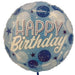 18" Happy Birthday Foil Balloon - Blue Mix The Ultimate Balloon And Party Shop Cheltenham & Gloucester Balloons & Fancy Dress 