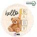 18” Hello Baby Bear Foil Balloon The Ultimate Balloon And Party Shop Cheltenham & Gloucester Balloons & Fancy Dress 
