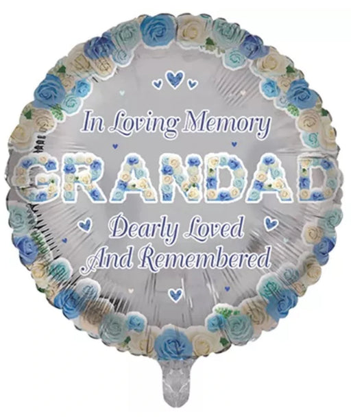 18” In Loving Memory Foil Balloon - Grandad The Ultimate Balloon And Party Shop Cheltenham & Gloucester Balloons & Fancy Dress 