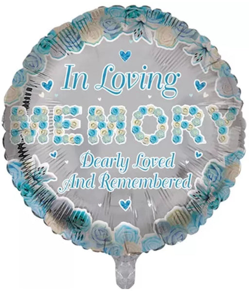 18” In Loving Memory Foil Balloon The Ultimate Balloon And Party Shop Cheltenham & Gloucester Balloons & Fancy Dress 