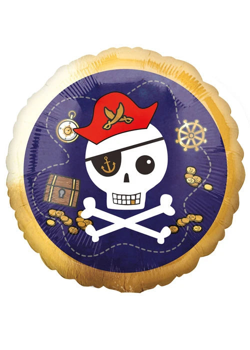 18" Pirate Printed Balloon The Ultimate Balloon And Party Shop Cheltenham & Gloucester Balloons & Fancy Dress 