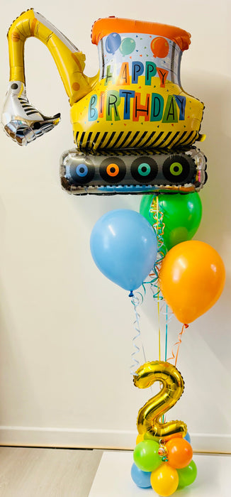 Construction Themed Mixed Balloon Display The Ultimate Balloon And Party Shop Cheltenham & Gloucester Balloons & Fancy Dress 