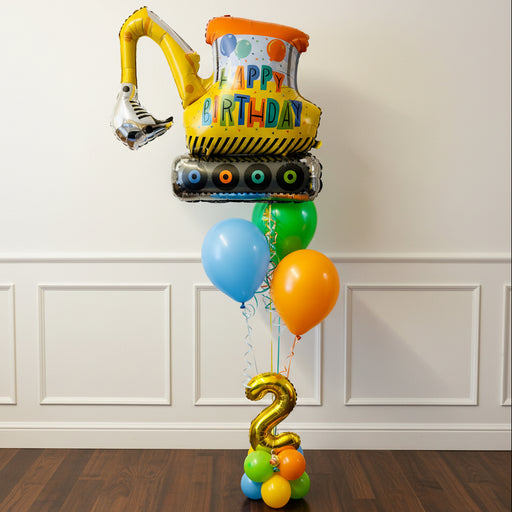 Construction Themed Mixed Balloon Display The Ultimate Balloon And Party Shop Cheltenham & Gloucester Balloons & Fancy Dress 