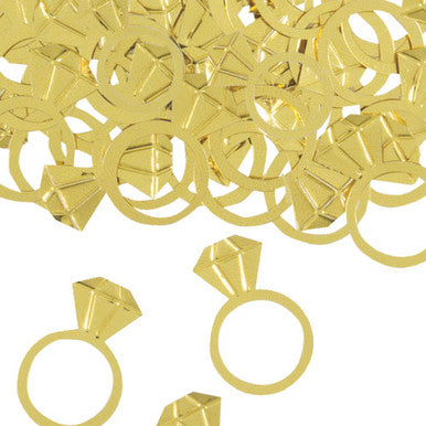 Ring Shaped Table Confetti - Gold