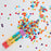 Rainbow Foil Confetti Cannon (15cm)