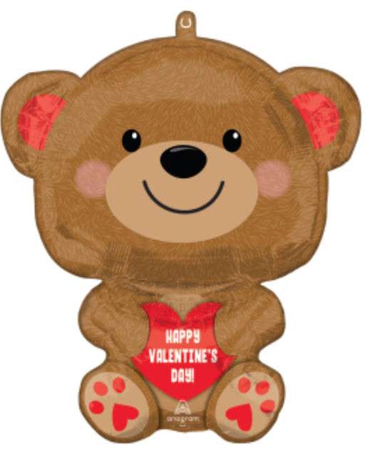 20” Cute Bear Valentine’s Balloon The Ultimate Balloon And Party Shop Cheltenham & Gloucester Balloons & Fancy Dress 