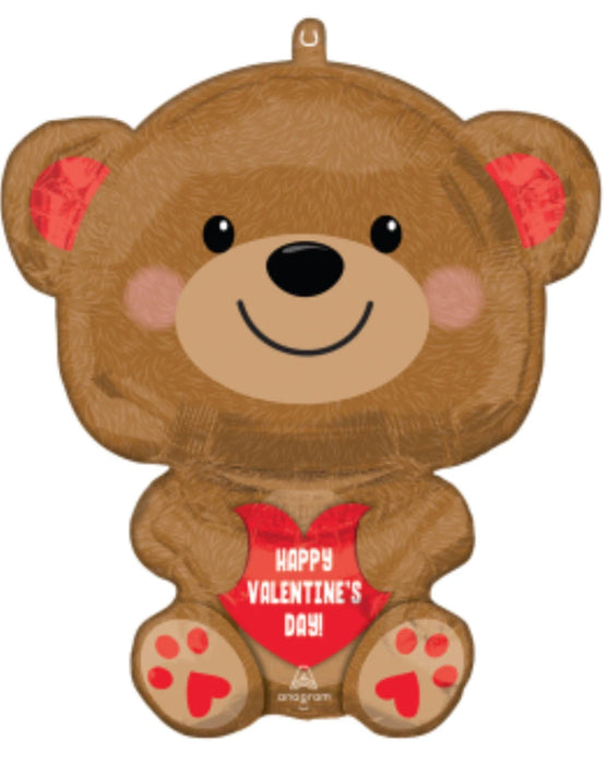 20” Cute Bear Valentine’s Balloon The Ultimate Balloon And Party Shop Cheltenham & Gloucester Balloons & Fancy Dress 