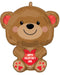 20” Cute Bear Valentine’s Balloon The Ultimate Balloon And Party Shop Cheltenham & Gloucester Balloons & Fancy Dress 