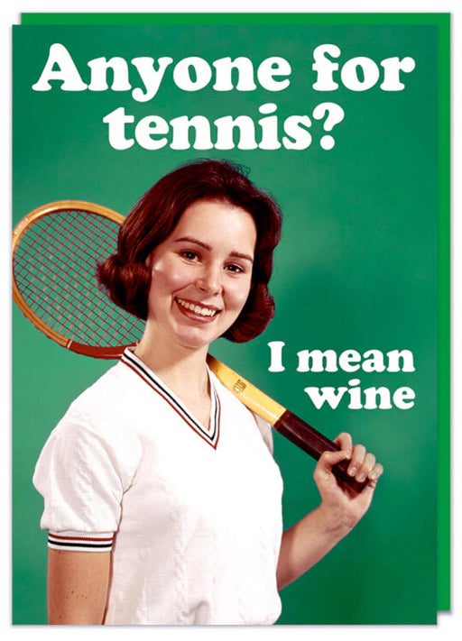 Anyone For Tennis Card