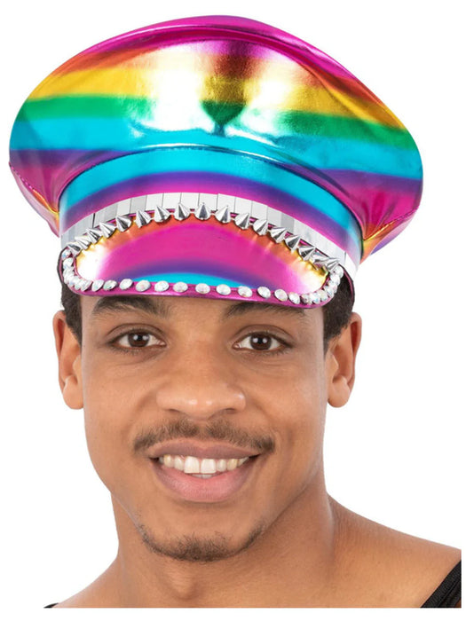 DLX Rainbow Captains Jewelled Cap