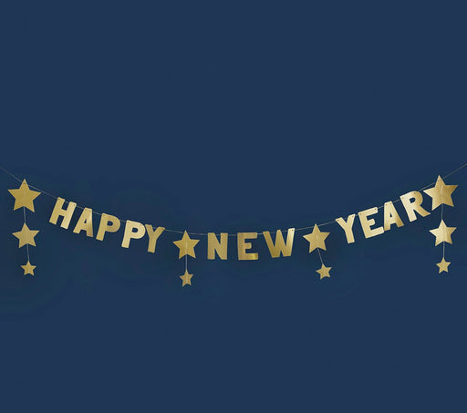 Happy New Year Gold Banner The Ultimate Balloon And Party Shop Cheltenham & Gloucester Balloons & Fancy Dress 