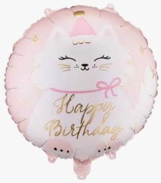 18” Cat Birthday Foil Balloon The Ultimate Balloon And Party Shop Cheltenham & Gloucester Balloons & Fancy Dress 