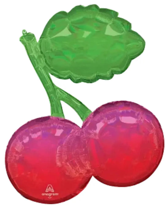 30” Foil Cherry Shape Balloon The Ultimate Balloon And Party Shop Cheltenham & Gloucester Balloons & Fancy Dress 