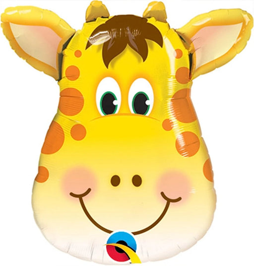 32” Giraffe Head Foil Balloon The Ultimate Balloon And Party Shop Cheltenham & Gloucester Balloons & Fancy Dress 