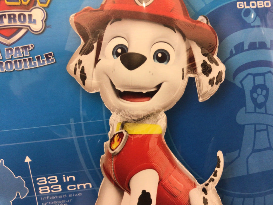 33” Paw Patrol Super Shape Balloon - Marshall The Ultimate Balloon And Party Shop Cheltenham & Gloucester Balloons & Fancy Dress 