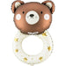 34” Foil Baby Rattle Bear Shaped Balloon The Ultimate Balloon And Party Shop Cheltenham & Gloucester Balloons & Fancy Dress 