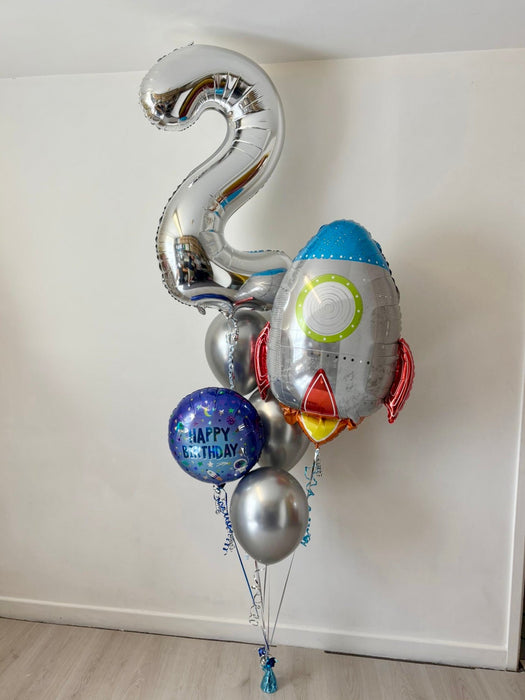Space Themed Aged Mixed Balloon Display The Ultimate Balloon And Party Shop Cheltenham & Gloucester Balloons & Fancy Dress 