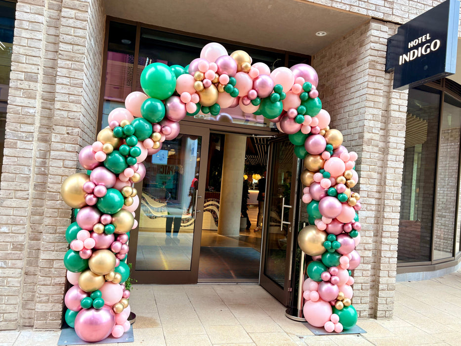 Outdoor Organic Deluxe Large Balloon Arch - Spring Tones The Ultimate Balloon And Party Shop Cheltenham & Gloucester Balloons & Fancy Dress 