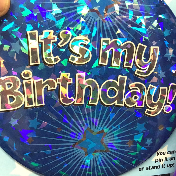 Jumbo Badge Birthday - Asst