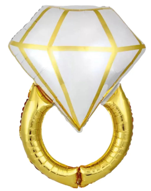 36” Foil Ring Balloon - Golden The Ultimate Balloon And Party Shop Cheltenham & Gloucester Balloons & Fancy Dress 