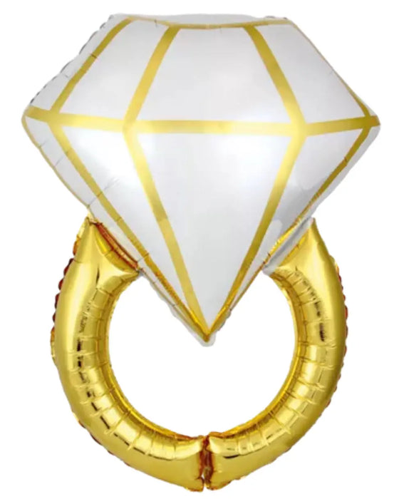 36” Foil Ring Balloon - Golden The Ultimate Balloon And Party Shop Cheltenham & Gloucester Balloons & Fancy Dress 