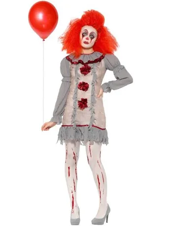 Ladies Vintage Clown Costume The Ultimate Balloon And Party Shop Cheltenham & Gloucester Balloons & Fancy Dress 
