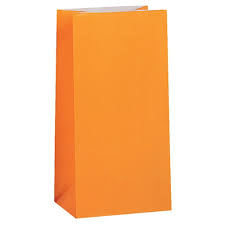 Paper Party Bags - Orange