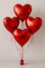 Love Hearts Foil Balloon Display The Ultimate Balloon And Party Shop Cheltenham & Gloucester Balloons & Fancy Dress 