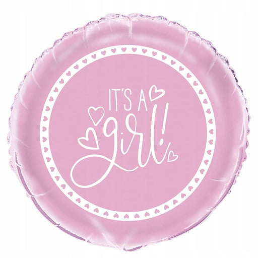 18" Foil It’s A Girl Balloon The Ultimate Balloon And Party Shop Cheltenham & Gloucester Balloons & Fancy Dress 