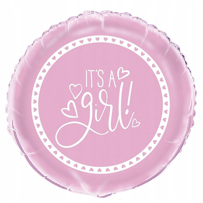 18" Foil It’s A Girl Balloon The Ultimate Balloon And Party Shop Cheltenham & Gloucester Balloons & Fancy Dress 