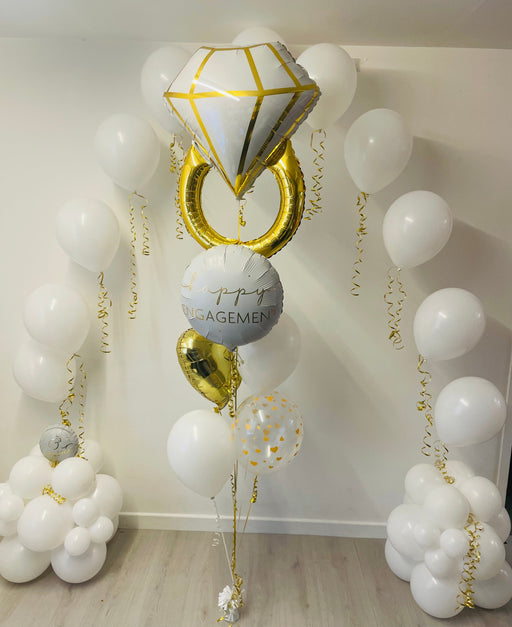 Engagement Latex Helium Balloon Arch & Bouquet Package The Ultimate Balloon And Party Shop Cheltenham & Gloucester Balloons & Fancy Dress 