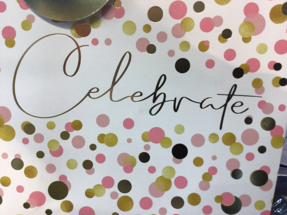 Birthday Gift Bag - Celebrate Dots