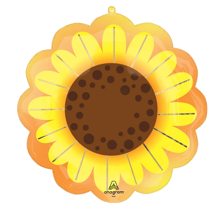 21” Sunflower Shape Balloon The Ultimate Balloon And Party Shop Cheltenham & Gloucester Balloons & Fancy Dress 