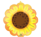 21” Sunflower Shape Balloon The Ultimate Balloon And Party Shop Cheltenham & Gloucester Balloons & Fancy Dress 