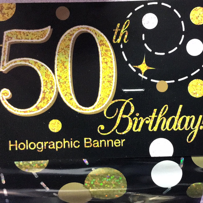 50th Birthday Banner