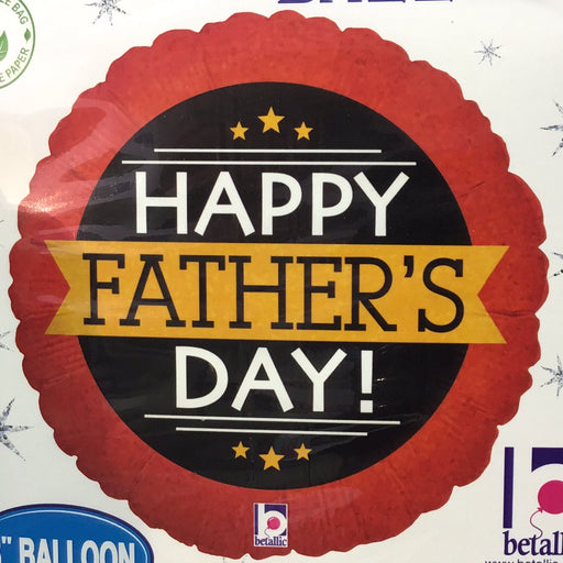 18” Foil Fathers Day Red Balloon