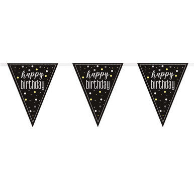 Birthday Bunting - Black