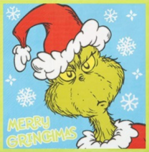 Grinch Merry Christmas Napkins The Ultimate Balloon And Party Shop Cheltenham & Gloucester Balloons & Fancy Dress 